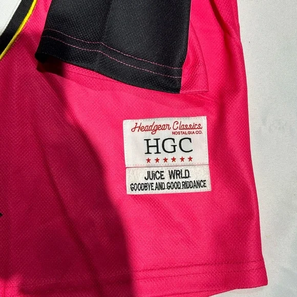 Nostalgia Pink and Black Juice WRLD Long Sleeve Tee - Picture 2 of 10